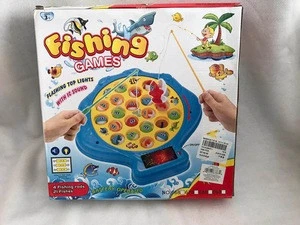 Kids Frog Magnetic Fishing Games, Toddler Electronic Fish Catcher