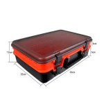 Fishing Lure Box Double Sided Tackle Box Fishing Lure Squid Jig Accessories Box Minnows Bait Fishing Tackle Container