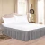 Import Fitted Wrap Around Style Easy Fit Elastic Bed Ruffles Bed Skirt from China