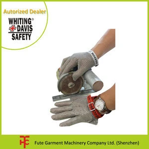 Five Fingers France Honeywell Whiting Davis Stainless Steel Mesh Safety Gloves
