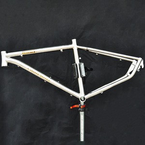 fixed gear bicycle frame titanium road bike frame with intergrated seat post
