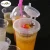 Import Flat Lids for Cold Drink / Bubble Boba / Iced Coffee / Tea cup 16 oz. Disposable Plastic Clear Cups from China