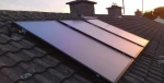 Flat Plate Solar Collector Anodic Oxidation Black Panel solar thermal collector