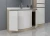 Import Floor-standing bathroom cabinet modern minimalist with side cabinet factory direct sales 122cm from China