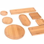 Flower Pots Nursery Planter Bamboo Tray Anti-Fade 14 Style Round Square Minimalism Gardening Ceramic Succulent Pots Trays