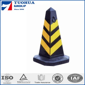 Fluorescent PVC Safety Road Cone, Traffic Cone,European Standard Black Base Reflective PVC Traffic Cone