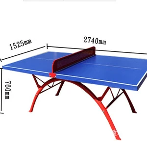 Foldable Movable Blue Color Ping-Pong Tennis Table