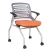 Import Foldable training room chairs school chairs with writing pad stackable mesh training office chair training chair with tablet from China