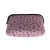 Import Folding makeup kit pouch pink ribbon zipper cosmetic bag from China
