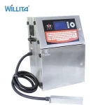 Food Beverage industrial for package batch code plastic bag date CIJ inkjet printer