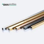 Foshan SMA decorative tile accessories wall metal divid strip u channel stainless steel tile trim