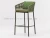 Import Foshan wholesale big lots used commercial modern rope woven restaurant high bar stool from China