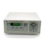 Four probe resistivity meter for conducting semiconductor thin film by double electric measuring method