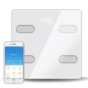 Free API / SDK / APP digital body weight bathroom scale, bluetooth body fat weighing scale