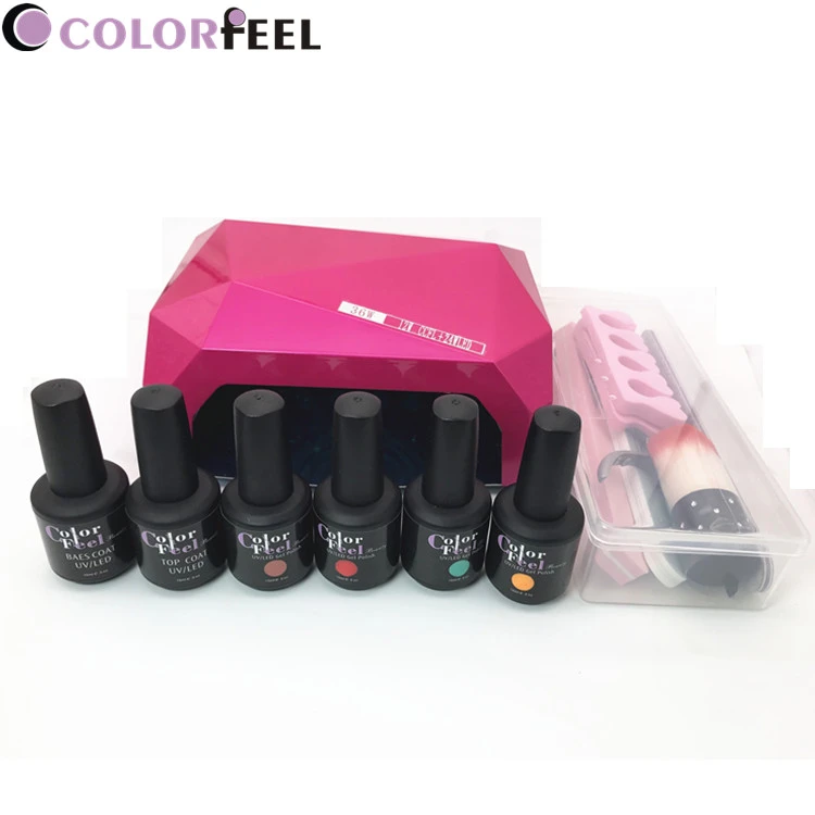 Free art supply samples lamp uv gel set nails color uv nail gel kit