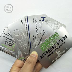Free design cheap membership card engraved stainless steel metal business card printing