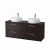 Import Free design wall mounting latest modern double sink bathroom vanity from China