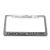 Import Free Samples Custom Design License Plate Covers Raised Logo Number Plate Cover Wholesale for AUTO Decoration from China