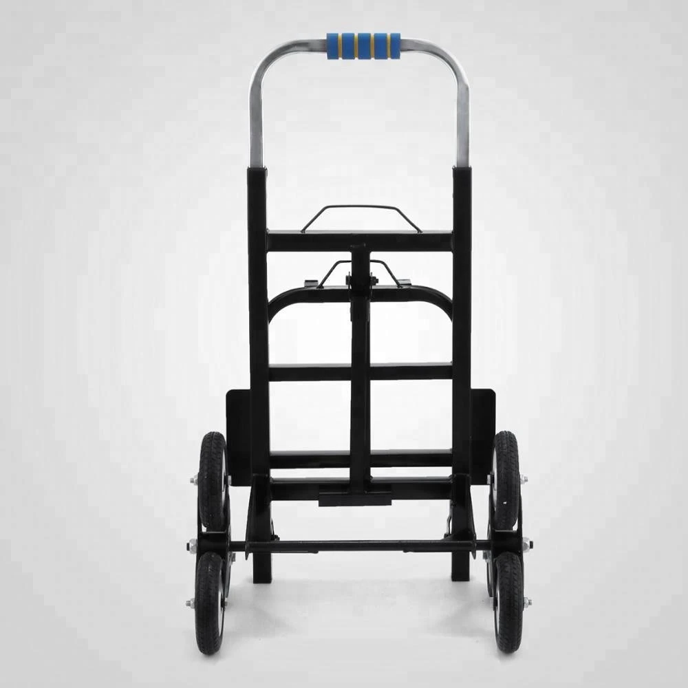 Free shipping Portable Stair Climbing Folding Cart Climb Hand Truck Dolly platform trolly cart can fold /hand truck trolley