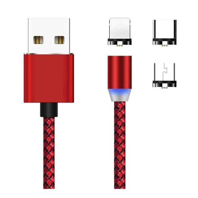 Free Shipping Settpower UC001-2M usb cable strong magnetic 3 in 1 usb cable new hot selling cable micro usb