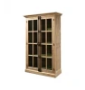 French Country Style Full Floor View Solid Oak Wooden Bookcase