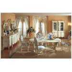 French Italian Luxury Antique Dining Room Set Furniture NFDS20