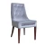 French Modern Metal Dining Room Upholstered Velvet Fabric leather Dining Chair For Sale