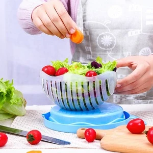 fruit cutter salad cut bowl