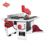 Fusai Small Woodworking Bench Saw Cutting Machine with dust collector for sale
