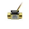 G 1/2&quot; Turbine Flowmeter Spare Parts Range 1-30l/Min Pulse Flow Meter Hall Effect Sensor Solar Water Heater Flow Sensor