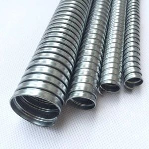galvanized metal conduit for decorative electrical cable