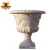Import Garden outdoor large nature marble stone flower pots planters from China