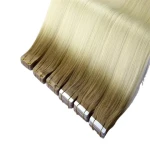 Gelite Hair Hot Selling 100% Human Hair Cuticle Aligned Double Drawn European Remy Skin Weft Tape Hair Extension