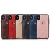 Genuine Leather  tpu lining Mobile Phone Housings back cover for iphone xs