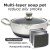 Import Germany Style Cookware set Stainless Steel Fry Pan Nonstick Soup Pot PFOA free Milk Pot wok pan from China