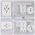 Import GFCI safe guard wall power cube socket with USB outlets from China