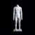 Import GH23 male movable parts ghost mannequins Invisible mannequin from China