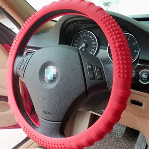 Girl style silicone car steering wheel cover
