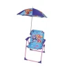 Girl&#039;s Folding Chair + Parasol, Pink kids chair with umbrella