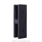 Glass Clamp Connector 180 Degree Square Railing Glass to Glass Stair Railings/U slot pipe fittings