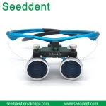Glass Surgical Dental Loupes with LED headlight / 2.5x 3.5X 420m Surgical Medical Magnifying Glasses dental equipment