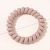 Import Glossy Spiral Hair Ties Plastic Hair Ties Spiral No Crease Morandi Phone Cord Telephone Wire Line Hair Accessories for Women from China