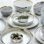 Import Gold Plated Marble Party Set With High End Ceramic Tableware from China