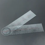 Goniometer Medical Orthopedic Ruler Angle Measuring Ruler Spinal Goniometer Distal Radioulnar Joint Ruler  Orthopedics Tool