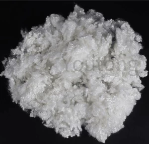 Good Price High Quality 100% Recycled 15Dx64MM HCS Polyester Staple Fiber For  Filled Cotton