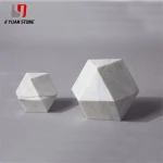 Good Value Carved Crafts Living Room Wall Hanging White Marble Clocks For Hotel Project