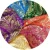 Import gorgeous 100% polyester double-sided silky metallic brocades for wedding event decoration table cover from China