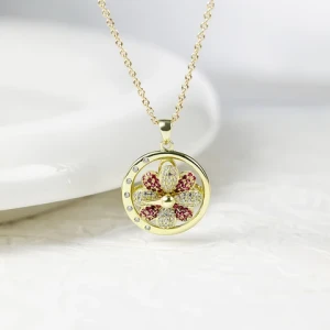 Grace Jewelry Statement Luxury Custom Flower Fashion Bride Wedding Zircon Silver 925 Jewelry Set for Women