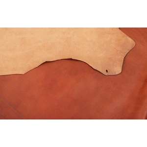 Grain oil finish eco-friendly genuine horse animal skins raw cow hide leather for sale