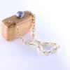 Hand-knitted Beads Characteristic Pearl Mixed Gold One-shoulder Handbag